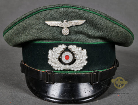 WWII German Army Enlisted Man’s Visor Cap for Mountain Troops