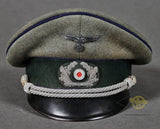 German WWII Army Officer’s Doctors Visor Cap