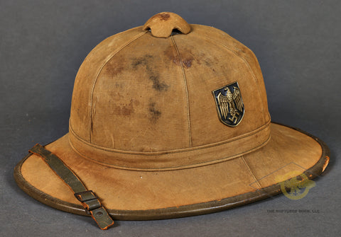 WWII German Army DAK Pith Helmet