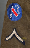 WWII US Dual Unit Ike Jacket for a Corporal