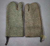 German WWII Lined Wool Winter Mittens