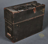 German WWII MG13 Machine Gun Ammo Box w/ 8 Magazines