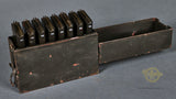 German WWII MG13 Machine Gun Ammo Box w/ 8 Magazines