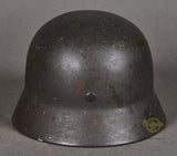 WWII German Luftwaffe Model 1940 Single Decal Helmet