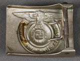 German WWII Early Allgemeine SS Dress Belt Buckle