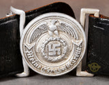 German WWII SS Officer Belt and Buckle Set