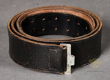 German WWII Black Patent Leather Belt