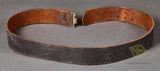 German WWII Black Leather Field Belt