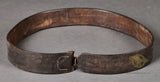 German WWII Black Leather Combat Belt