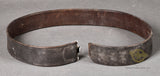 German WWII Black Leather Combat Belt