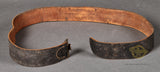 German WWII Black Leather Field Belt