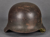 WWII German Army Model 1942 Single Decal Helmet