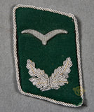 German WWII Single Collar Tab for Luftwaffe Field Division for a First Lt