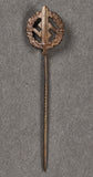 German WWII SA Miniature Sports Award in Bronze Stickpin