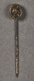 German WWII Miniature Black Wound Badge Stick Pin