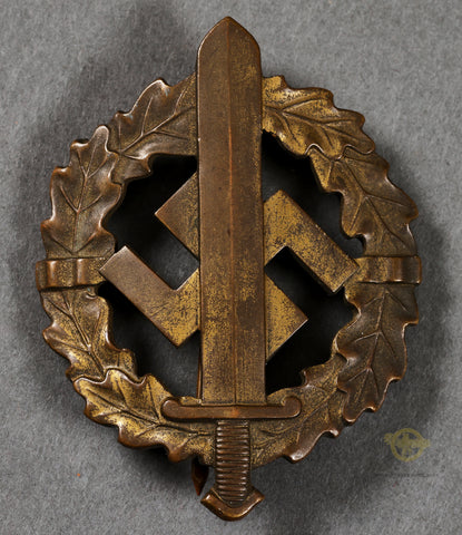 Early German WWII SA Sports Badge in Bronze