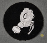 German WWII Gas Mask NCO Sleeve Trade Patch