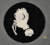 German WWII Gas Mask NCO Sleeve Trade Patch