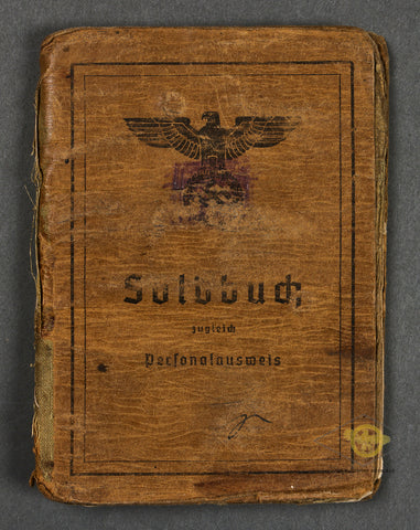 WWII German Army Soldbuch