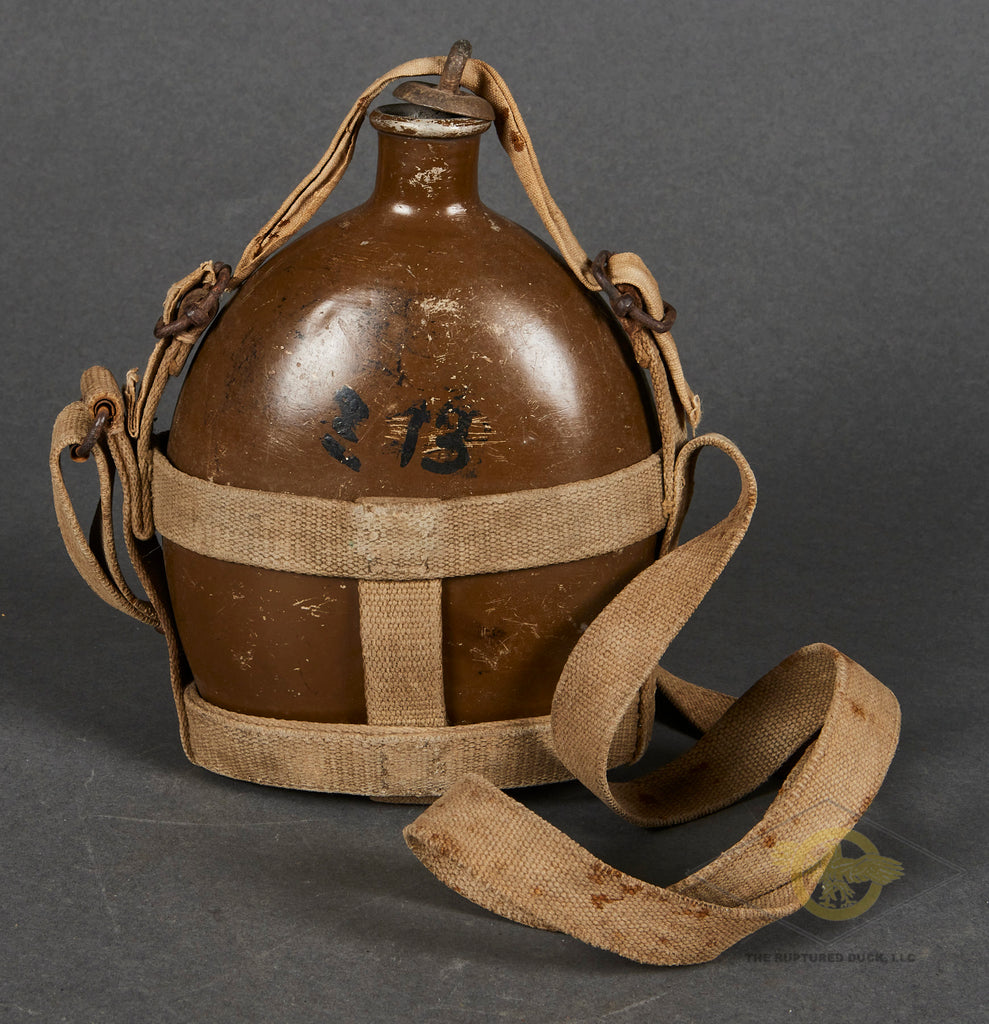 Japanese WWII Army Canteen w/ Strap – The Ruptured Duck, LLC