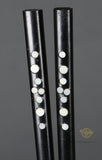 Japanese WWII Era Black Lacquered Chopsticks