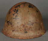 Very Desirable WWII Imperial Japanese Navy Helmet with Cover