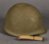 WWII US M-1 Helmet with EARLY Hawley Liner